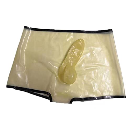Herren Latex Shorts - Boxershorts Höschen Latex Unterwäsche - Kurze Hose (L)