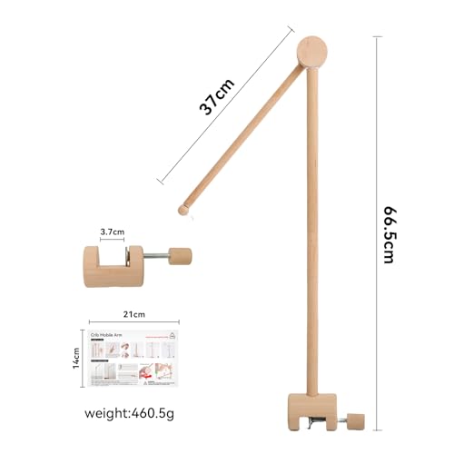 Support mobile en bois pour lit de bébé cadeau de naissance idéal - 7