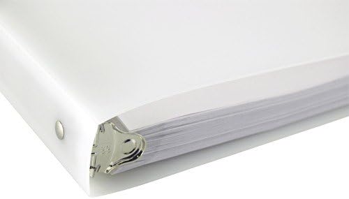 Miniatura 4 de 11x17 Carpeta de polietileno transparente con anillo redondo de 1 pulgada (512608)