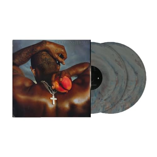 Album Art for Usher - Coming Home Exclusive Limited Bone/Black/Red/Blue/Green Sky Color Vinyl LP by Usher