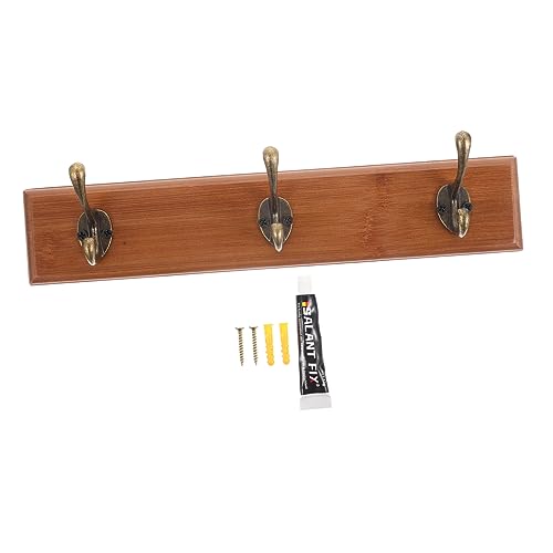 ULTECHNOVO 1Juego Gancho De Ropa Vintage De Doble Cabezal Para Pared Colgador Duradero Para Ropa Sombreros y Accesorios Para Entrada Dormitorio y Decoración