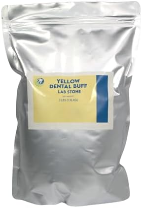 3LB. Yellow Buff Stone - Gypsum Type III – All Purpose Compound- Resalable Mylar Bag – Casting Model Stones – Used in Dental Lab, Arts and Crafts - 3 LB Per Bag