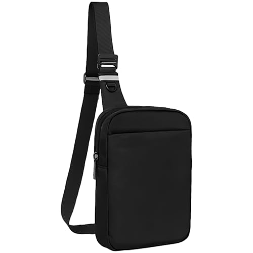Sac à bandoulière léger pour homme imperméable avec poche antivol dissimulée 21x29cm