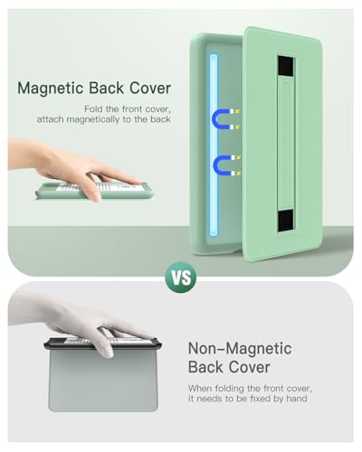 MoKo Case für 6\ All-New Kindle (11. Generation-2024/2022 Release), Leichte Hülle mit Handschlaufe Auto Wake/Sleep für Kindle 11. Generation 2024 e-Reader, Agave Grün