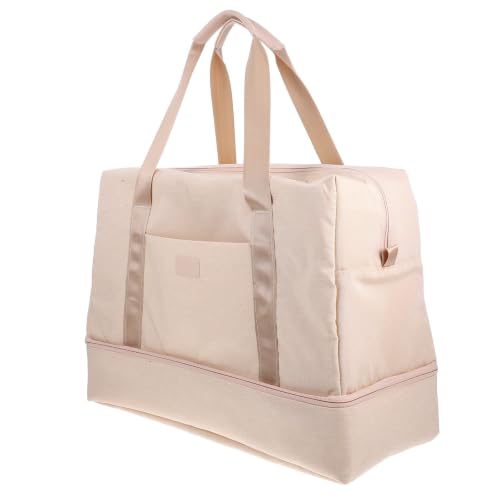 Bolsa de viaje plegable para escapadas de fin de semana con separador para ropa húmeda