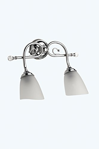 Preisvergleich Produktbild Applique Doppel Saturn Chrom Diamond saturnoflab Bad