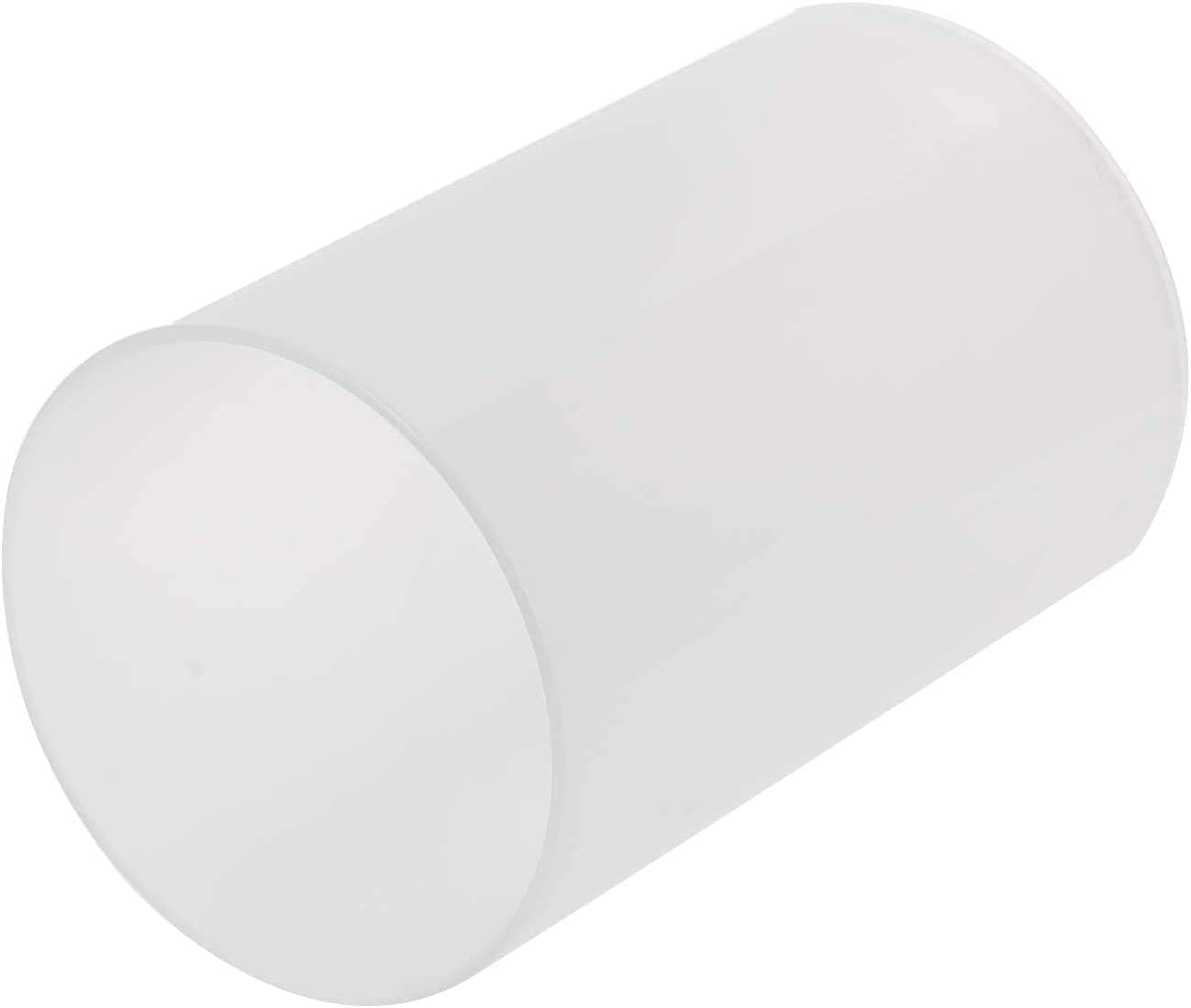 Various Size Frosted Glass Hurricane Candle Holders, Frosted Glass Cylinder Open Both Ends, Open Ended Hurricane Diameter 3", Height 8" - Image 2