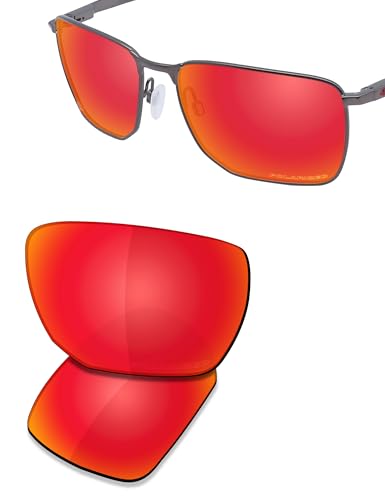 Image of SAUCER Premium Replacement Lenses & Rubber Kits for Oakley Ejector OO4142 | UV400 Protection, Anti-Scratch, Precise Fit