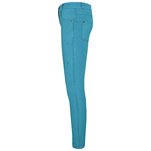 Girls Skinny Jeans Kids Aqua Stretchy Denim Jeggings Fit Pants Trousers 5-13 Yrs3