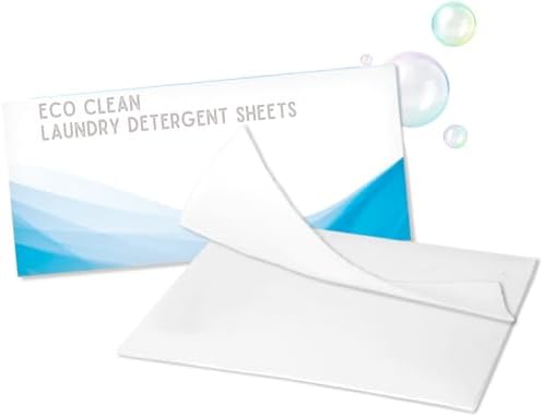 Detergent Sheets, Eco Clean Laundry Concentrated Sheets (Linen, 25 Pack) image 4
