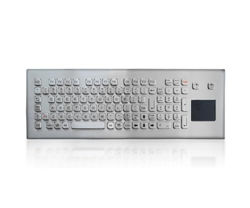 Newdesy K-TEK-A420TP-KP-FN-DWP �X�e�����X�X�`�[���L�[�{�[�h �^�b�`�p�b�h�t�� �H�Ɨp�L�[�{�[�h IP65�h�� �j��h�~ �g�b�v�p�l���}�E���g �t�@���N�V������USB�t��103�L�[ �}�C�j���O ��s�L�I�X�N ���
