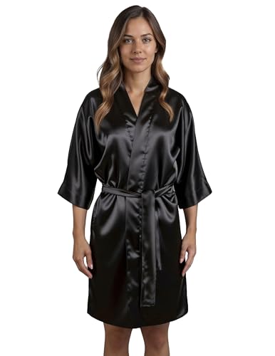 Peignoir femme en satin de qualité supérieure chic et élégant Vivisence
