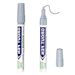 2Pcs Grout Pen,Grey Tile Paint for Tiles Bathroom Designed for Restoring Tile Grout in Wall Floor Bathrooms Kitchens,Grey Reviver Pens for Kitchen Floor Tile, Shower Wall Lines