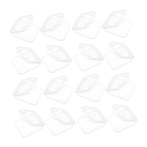 OSALADI 20pcs Memory Card Storage Box Case Holder Organizer for Cards Compact Design for Travel Home Use