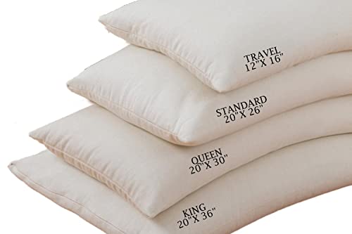 Set 2 Almohadas Algodón Orgánico Tamaño Estándar miniatura 4