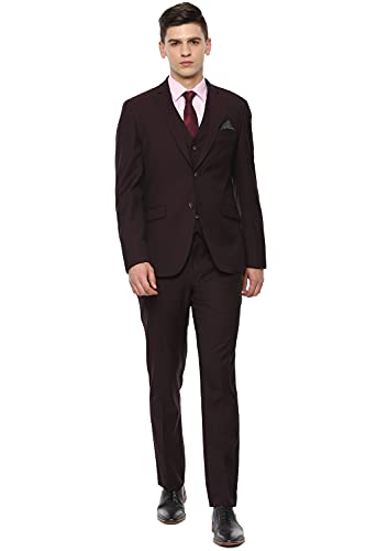 Image of Van Heusen Men's Polyester Blend Three Piece Suit-Dress Set