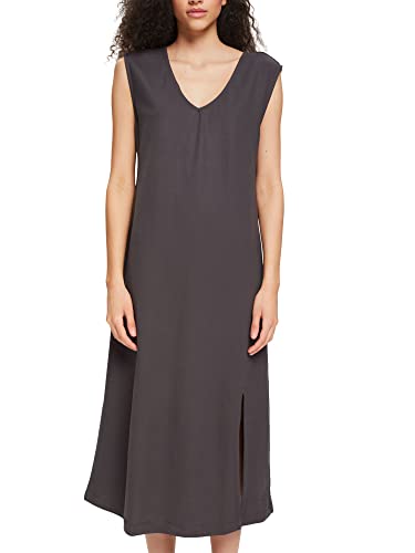 ESPRIT Damen Kleid 052ee1e321, Anthracite, XS