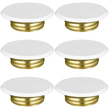 6pcs Concealed Fire Sprinkler Covers Elegant Plates for Ceiling Essential Fire for Residential and Commercial Spaces Easy Installation Shield for Sprinkler