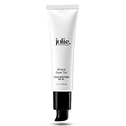 JOLIE. IMPECCABLE ME Jolie Mineral Sheer Tint SPF 20 Oil Free - Face Tinted Moisturizer - Hydration - Coverage - Makeup - Mineral Formula - Vegan (Cameo Glow)
