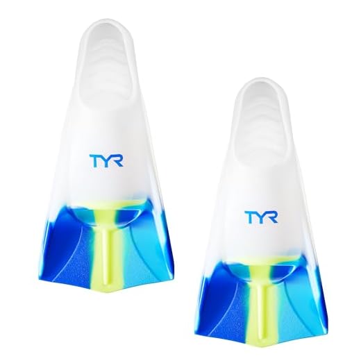 TYR Stryker Silicone fin Swimming Equipment, Clear, Medium