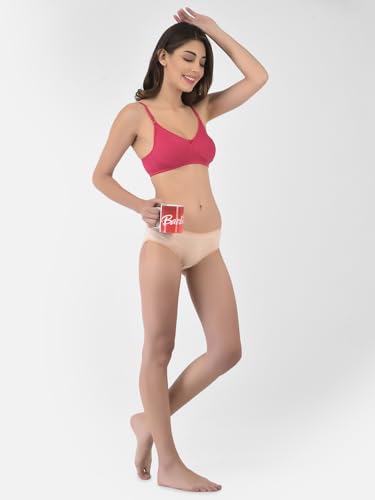 Image of Softline Women's Cotton Rich Wire-Free Non-Padded Encircled Support Bra Combo | Seamless, Breathable & Soft Fabric | Full Coverage & Everyday Comfort (Pack of 2)
