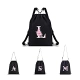 Design personnalisé - Cadeau unique : choisissez une lettre avec un motif floral délicat. Ce sac personnalisé est un cadeau spécial pour les femmes, les hommes, la fête des mères ou un cadeau d'anniversaire.
