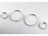Cluster Dashboard Dial Gauge Rings CHROME For BMW E30