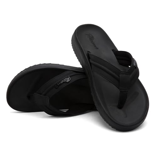 Men's Flip Flops with Arch Support Thong Orthopedic Sandals for Plantar Fasciitis & Flat Feet, Water Friendly Non-Slip Summer Beach Lightweight Slides, Pool, Gym2