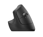 Logitech Lift for Business Left, Vertical Ergonomic Mouse - Left-handed, Wireless, Bluetooth or Secured Logi Bolt USB, Quiet clicks, Globally Certified, Windows/Mac/Chrome/Linux - Graphite,Small