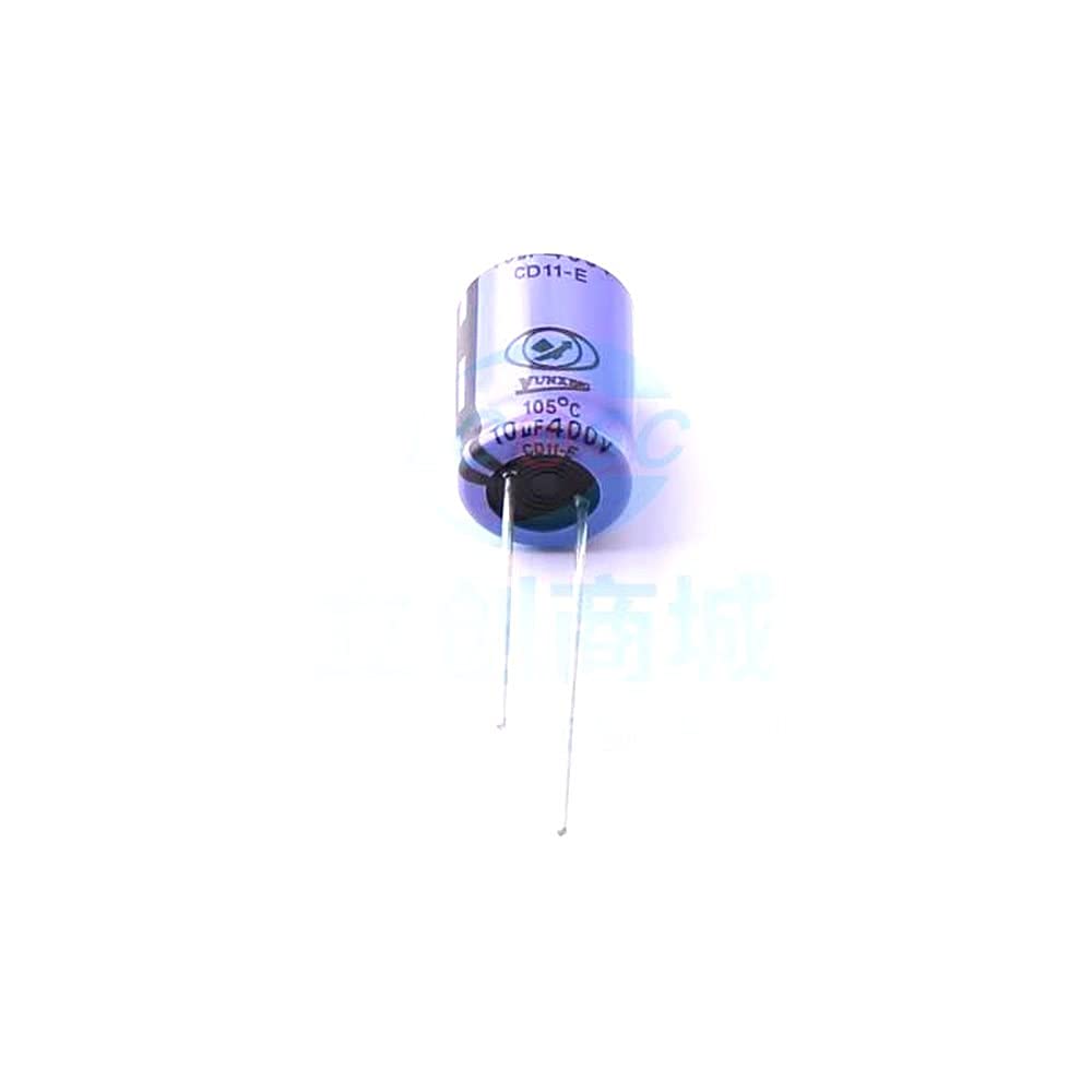 10x Fuhjyyu ML Elektrolytkondensator – 400V, 10µF, 10x20mm, 105°C – Für Netzteile, Reparaturen, DIY