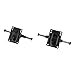 ERYUE Lightweight Sturdy Skateboard Trucks, Turns Quicker for Skateboard Lovers, Ideal for Skatebaord Accessory (Black)