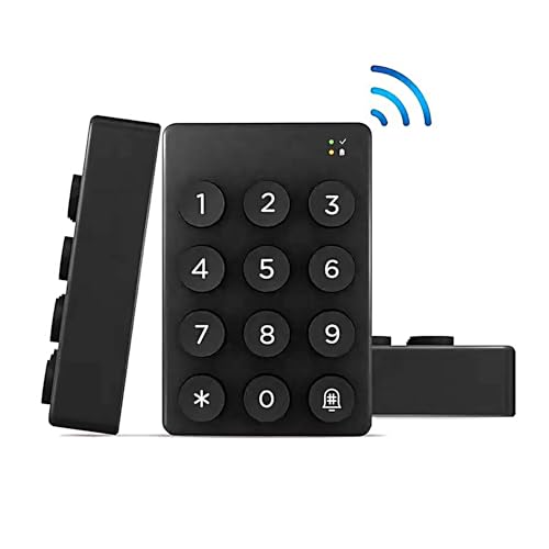 M.I.C.Smart Digital Keypad Wireless CodePad IPX5 Wasserdicht, Schlüssellos, Zugangskontrolle, Digitales Haustürschloss, unterstützt virtuelle Passwörter Gastcodes