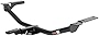 CURT 120363 Class 2 Trailer Hitch with Ball Mount, 1-1/4-Inch Receiver, Compatible with Select Ford Edge, Lincoln MKX