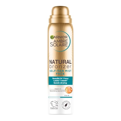 Garnier Ambre Solaire Natural Bronzer Tan Face Mist, 75 ml (Pack of 1)