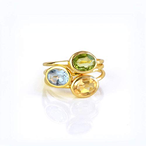 mother son birthstone rings
