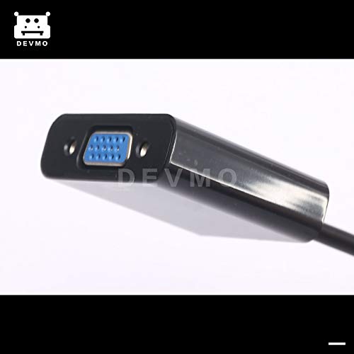 Adaptador DP a VGA macho a hembra DEVMO para conectar PC o portátil a monitor antiguo 4