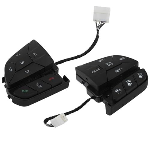 �X�e�A�����O�z�C�[���{�^�� Compatible With Chrysler For 200 2015-2017 For 300 2016-2019 For Pacifica 2017-2019 �X�e�A�����O�z�C�[���R���g���[���X�C�b�`�{�^�� 050812