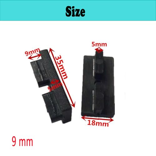 Composite Decking T Clips, Starter Fastener Decking Clip, Fastener Board Clip Hidden Fixing Fasteners Clips WPC T Clips With Screws 9 mm