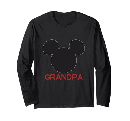 T-shirt Disney Mickey Mouse Grandpa manches longues cadeau idéal grand-père