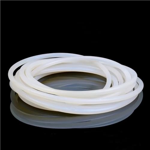 Bande de caoutchouc mousse silicone rond blanc 5.3mm cordon étanche 5M
