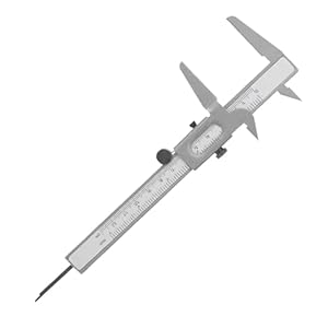 Tikatarer TIKATARERz9ho1ap03g-01 Skalenmessschieber 5 Zoll