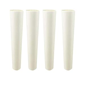 LIRRAS 4pcs Sofa Legs, Solid Wood Vertical Replacement Sofa Feet, Wooden Furniture Legs, for Chair Coffee Table Ottoman Cabinet Furniture, Furniture Replacement Parts(vertical18cm/7in)