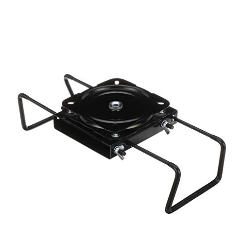 Attwood 15700-3 Seat Mount, Clamp-On With Swivel, Adjusts from 7 ½ inches to 18 inches, Black, Powder-Coated Steel by attwood - Image 2