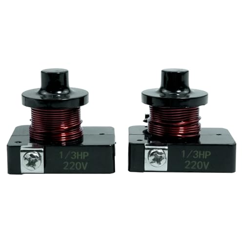 Refrigerator PTC Compressor Starter Relay 1/3HP 250W Replacement for Refrigerator Freezer Dehumidier Compressor for Car Refrigerator Portable Freezer Beverage & Wine Coolers Beer Fridge(2 Pcs) ﻿
