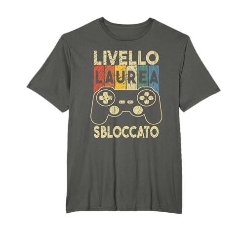 Festa Laurea Gamer Livello Sbloccato Laurea 2025 Maglietta