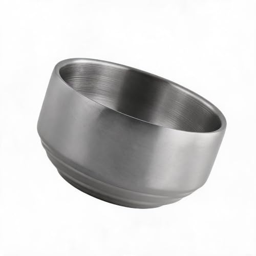 Bols à riz double paroi inox 304 x4 avec couvercles isothermes