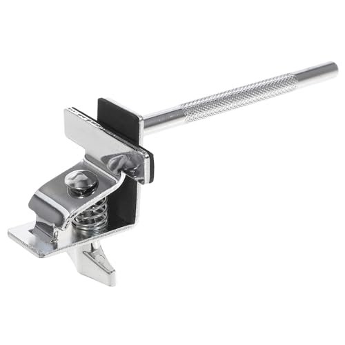 Abrazadera para cowbell para batería, soporte estándar para bombo con clip de fijación ajustable para instrumentos de percusión miniatura 1