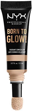 NYX PROFESSIONAL MAKEUP Born To Glow Radiant Concealer, Medium Coverage - Alabaster