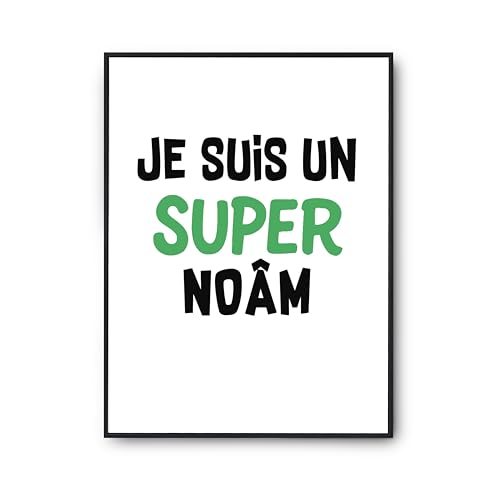 Cadeau humour pour anniversaire Noam - Affiche A3 décoration murale