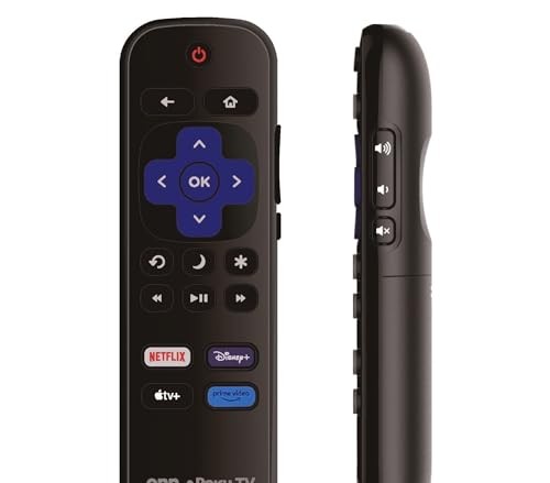 Image of OEM Replacement Remote Control Compatible with All ONN. Roku Smart 4K Ultra TVs【Only Works with Onn. Roku TV, Not for Stick and Box】 (Netflix /Disney Plus /Apple TV+ /Prime Video)